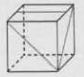 Skizze eines geometrischen Körpers mit gestrichelten Linien.